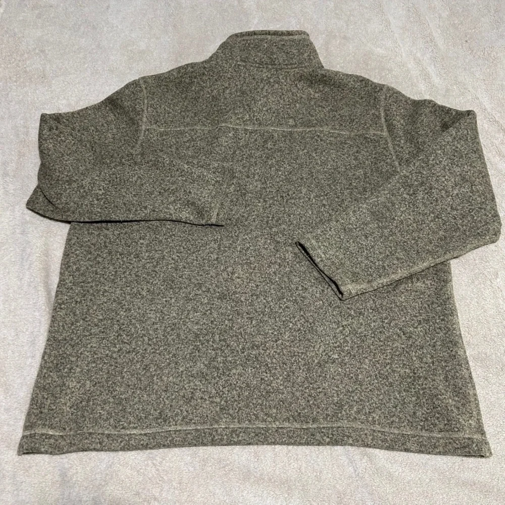 The North Face Gordon Lyons Pullover Mens XXL Brown Heather Quarter Zip Fleece